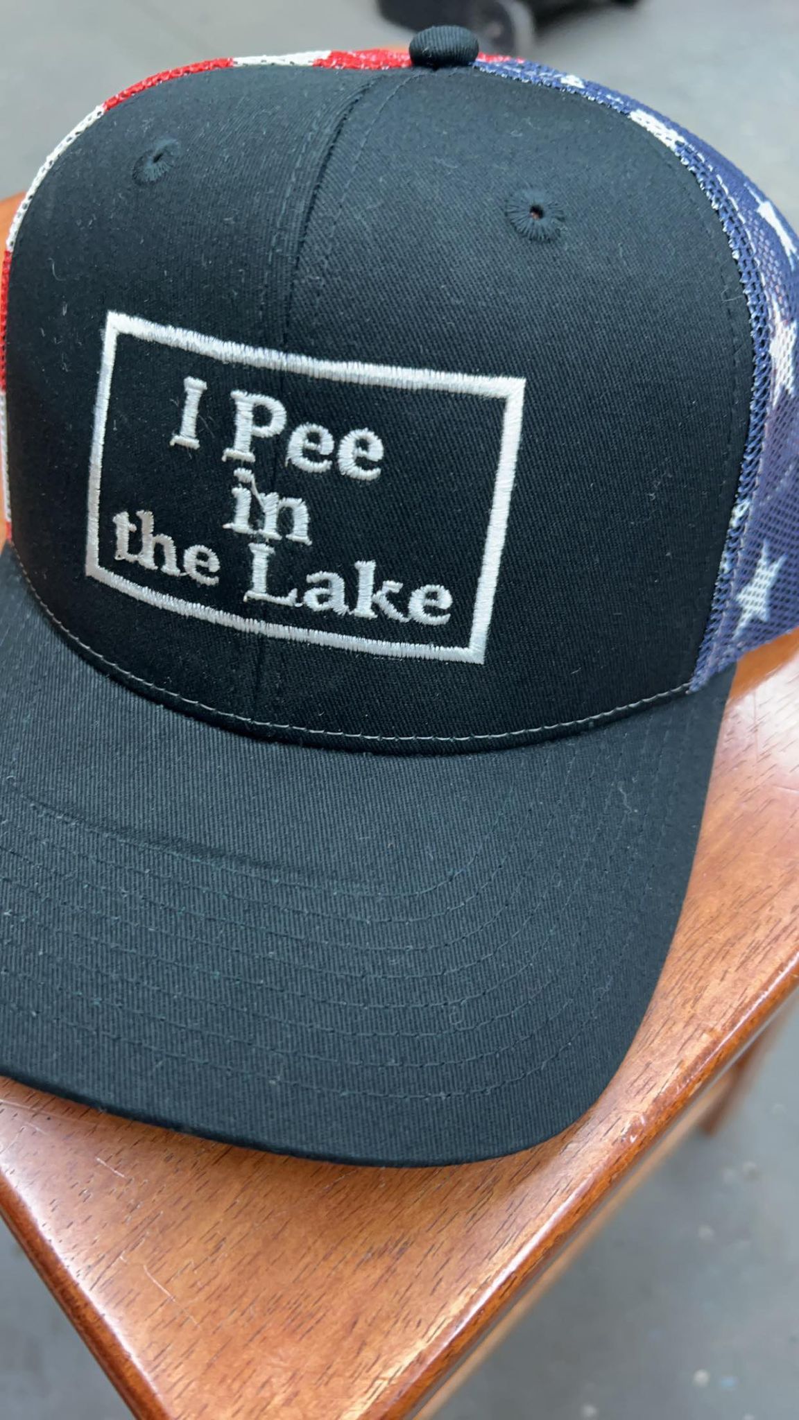 I pee in the lake Hat