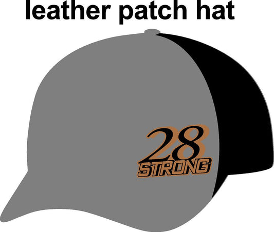 #180 28 STRONG Leather Patch Hat