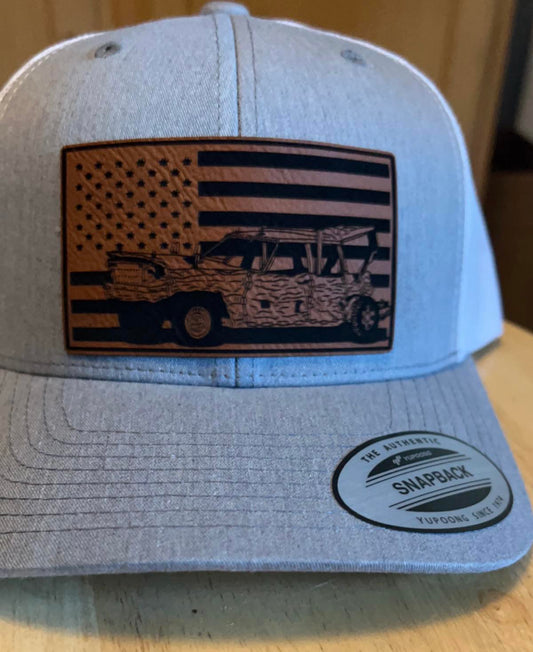 Wagon american flag hat